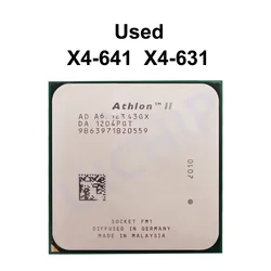 100% Origianl Athlon II X4 641 X4-631 Quad-core CPU Processor Socket FM1 CPU