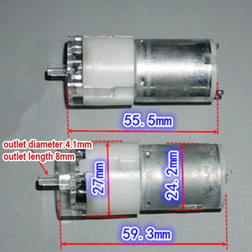 Mitsubishi 370 Motor Bomba de Ar, Esfigmomanômetro Booster, Mudo Bomba de Oxigênio, Tanque de Peixe Grande Fluxo, Aquário, DC 3.7V, 5V, 6V