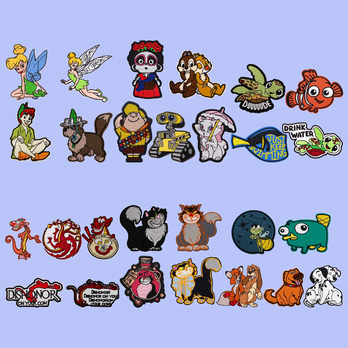 مزيج 4/5 قطعة/المجموعة شخصيات الرسوم المتحركة المطرزة التصحيح الحيوانات بقع للملابس DIY التصحيح الستر ملصقات هدايا للأصدقاء #6