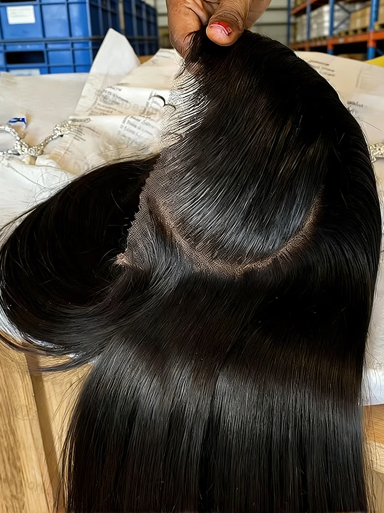 

Парик из натуральных волос с HD-кружевом, 250 плотности, шелковисто-прямой, 13x4, 13x6, без клея, для чернокожих женщин