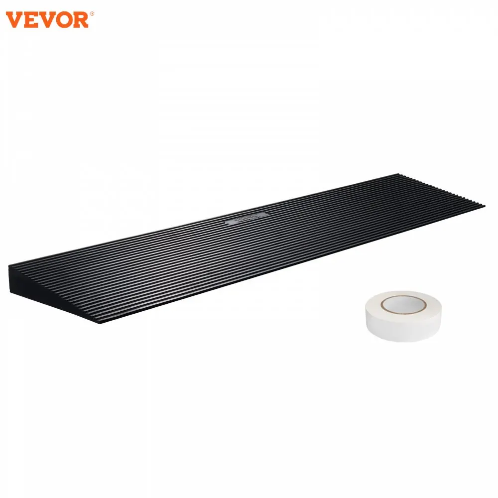 VEVOR 1.6In Rise Cuttable Threshold Ramp for Sweeping Robot,35.4