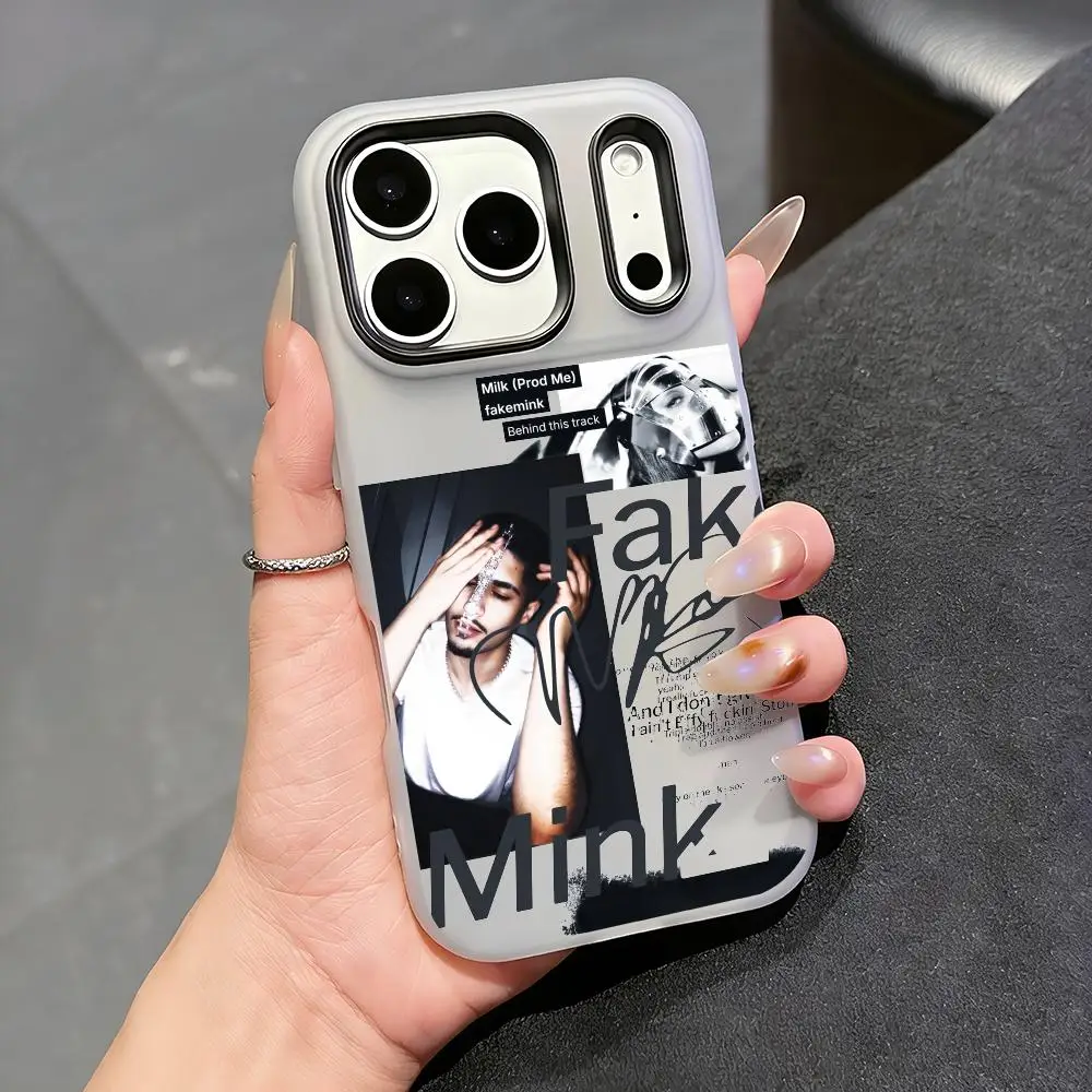 Rapper F-Fakemink Phone Case For iPhone 17 16 15 14 13 12 11 Pro Max Plus Mini Case Clear Jelly Shockproof Soft Cover
