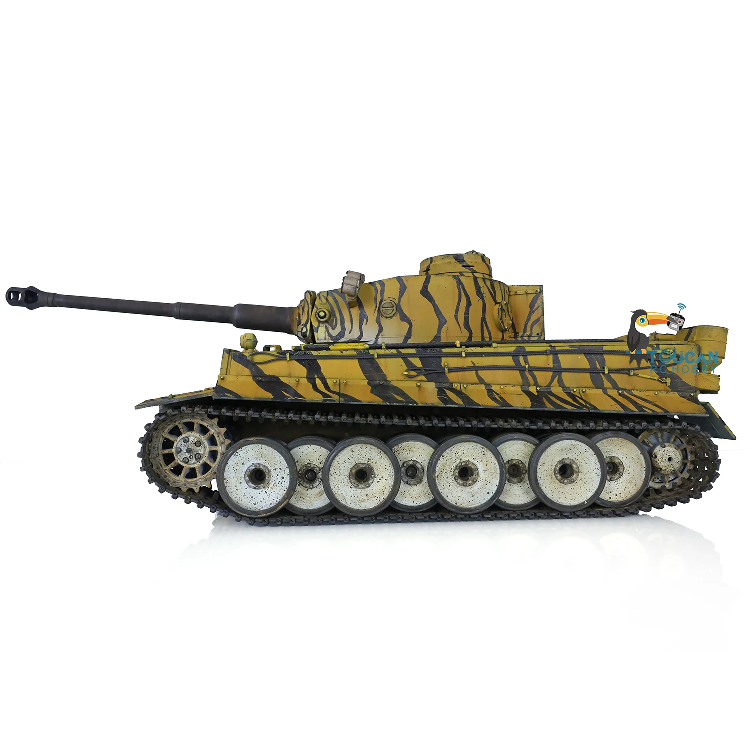 WYPRZEDAŻ Heng Long 1/16 Scale RC Tank German Tiger I Radio Control Tank Battle Tank Model 7.0 FPV 3818 Collection Models Toy TH20581