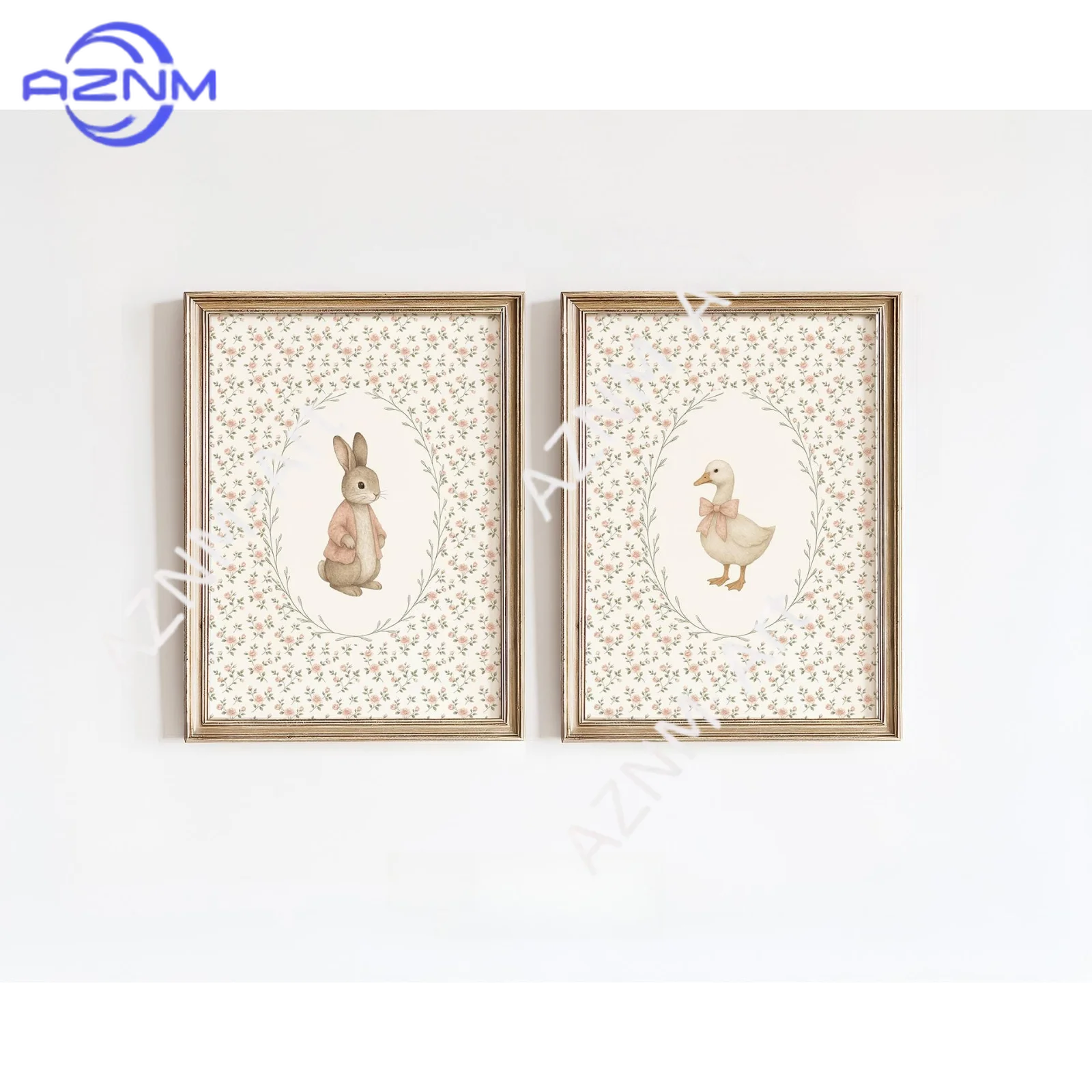 Baby Nursery Bundles - 1/2 szt. Obrazki na ścianę do