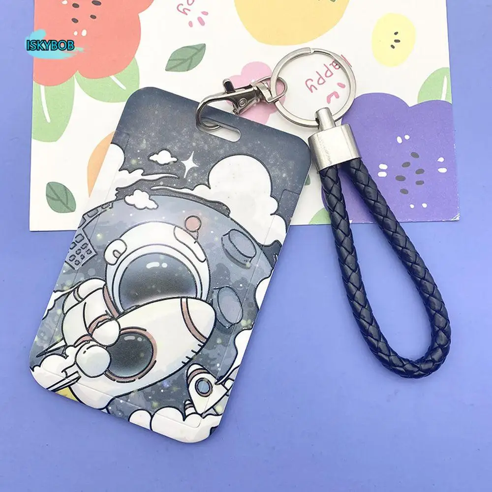 حزمة بطاقة حافلة طويلة الحبل بطاقة الوصول الحبل بطاقة كم حافلة رائد الفضاء بطاقة كم حامل بطاقة الهوية الطالب مجموعة بطاقات الأرز