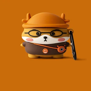 سماعة أذن ثلاثية الأبعاد Cartoon AirDots ل Xiaomi Redmi 3 Pro / Redmi Buds 4 حالة سماعة حافظة واقية ملحقات شحن العلبة أفضل 12 حافظة Redmi Buds 3 Pro مبيعا - رقم 4