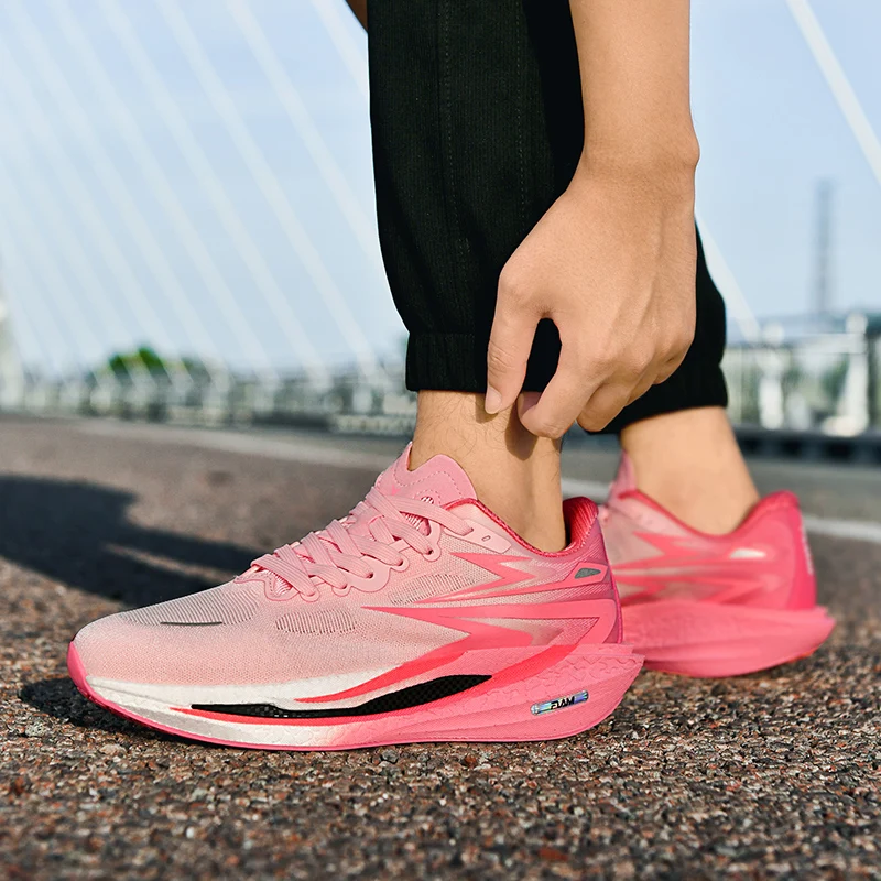 Men's Running Shoes Breathable Cushioning Non-Slip Outdoor Sports Jogging Shoes Couple Trainer Race Sneakers Off-road Shoes - view 6