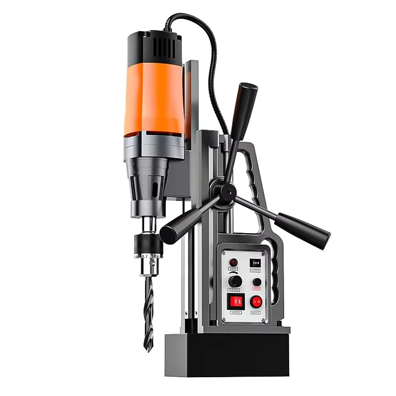 Mesin Bor Magnetik 1200W 13000N Bor Magnet Tekan Membosankan Maksimum Kedalaman Magnet Kekuatan Penyadapan (MB-23)