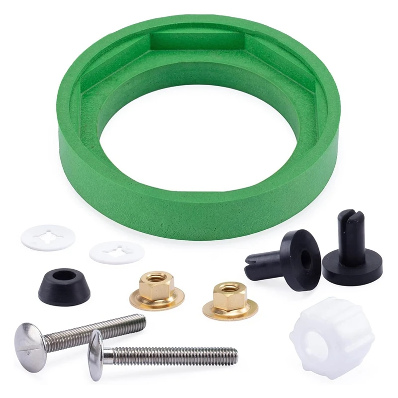 3 Inch Toilet Tank Replacement Accessories Kit, Compatible With American Standard AS738756-0070A Toilet Tank To Bowl Gasket A