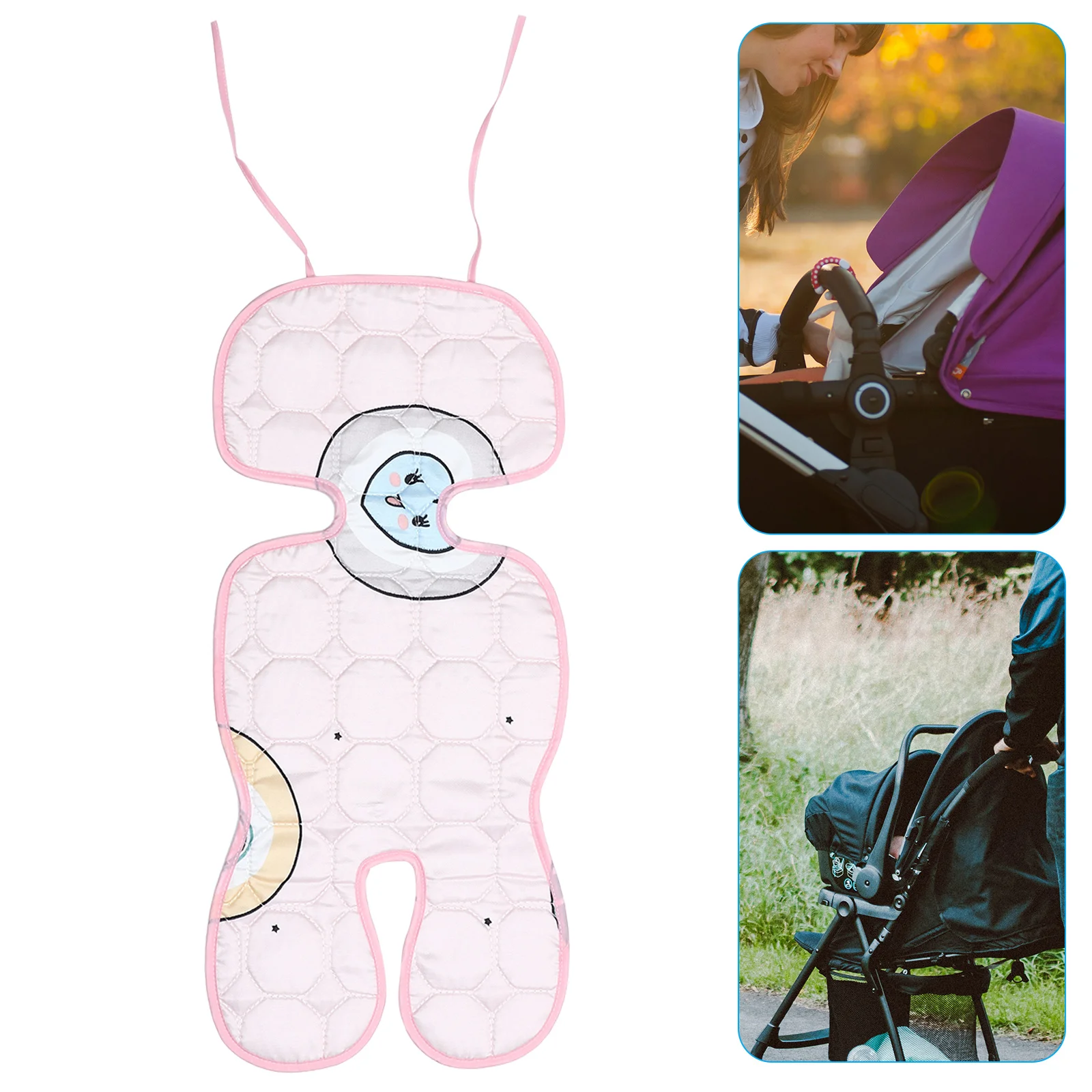 

Stroller Baby Mat Ice Silk Cooling Cushion Sleeping Pad Summer Latex Seat Child
