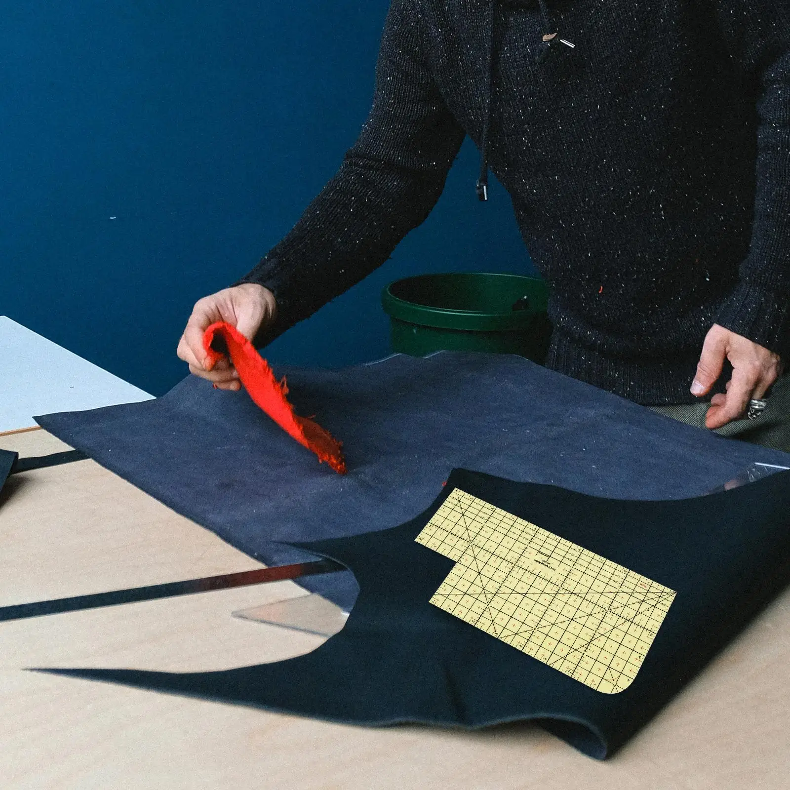 Heat Resistant Ruler Sewing Plastic Curved Dressmaking Tailoring Patchwork Quilting Measure Mark Fold Press Hems Easy High