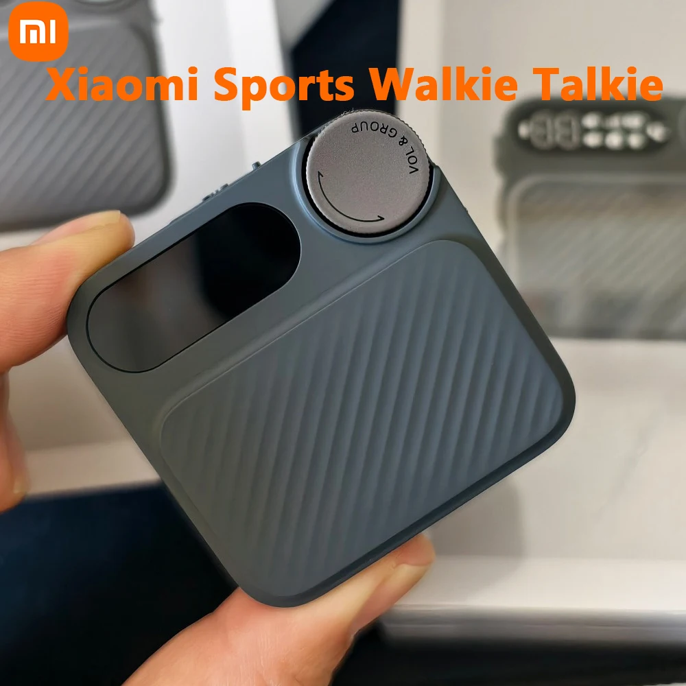 

Xiaomi Sports Walkie Talkie 5000km -30℃ Low Temperature 24h Endurance Independent Noise Reduction Walkie Talkie APP CN Version