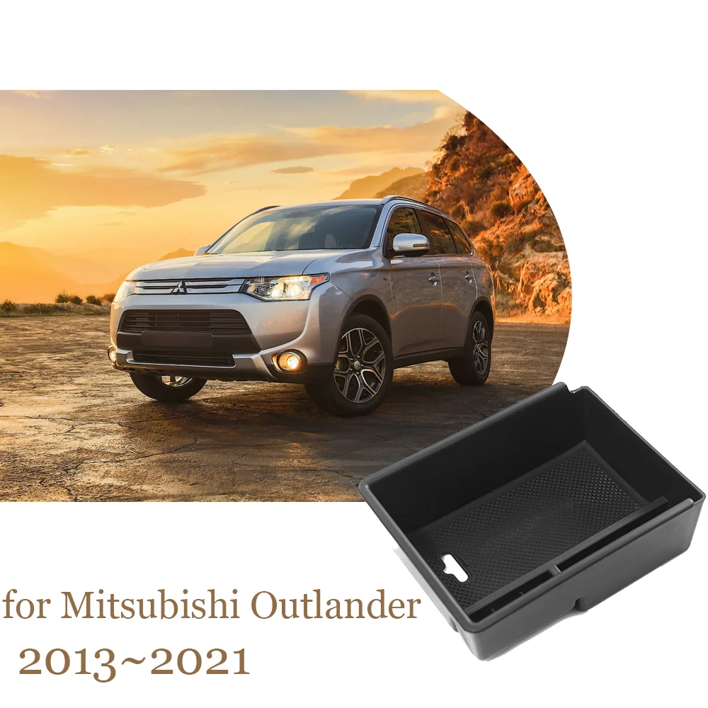 

Автомобильный органайзер для Mitsubishi Outlander ES LS 2013–2021 2019 2014 2015 2016 2017 2018 2020 Упаковка мелочей Центральный подлокотник Управление лотком для хранения Аксессуары