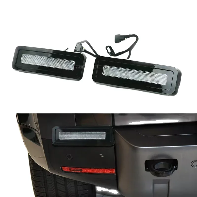 

2Pcs LED Rear Bumper Reflector Brake Light Fit for Defender 90 110 130 2020 2021 2022 2023 2024