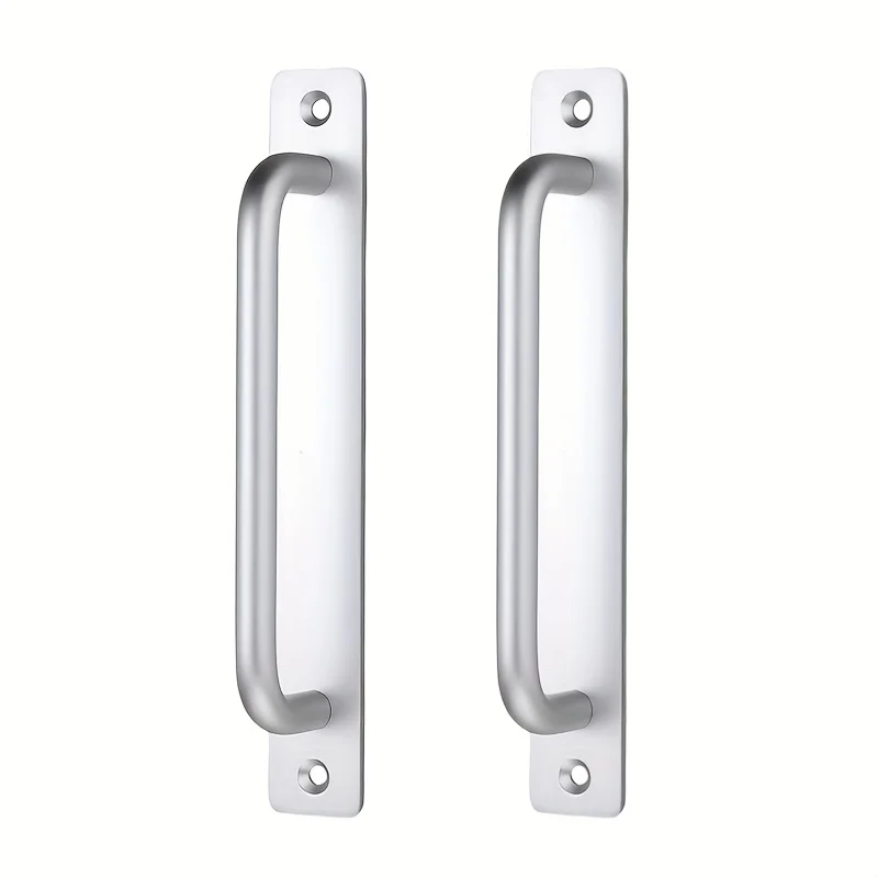 2pcs/set Door Handle Cabinet Pulls Aluminum Push-pull Balcony Gate Window Pulls Knob Kitchen Furniture Hardware Handle
