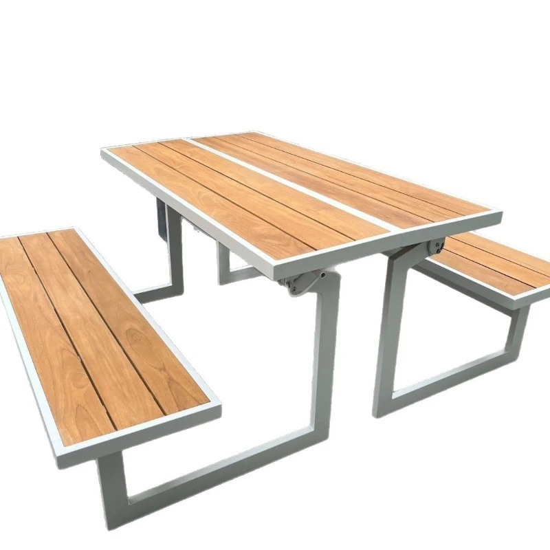 

Scenic villa homestay multi-functional switching type disassembly and assembly table and chair integrated meal