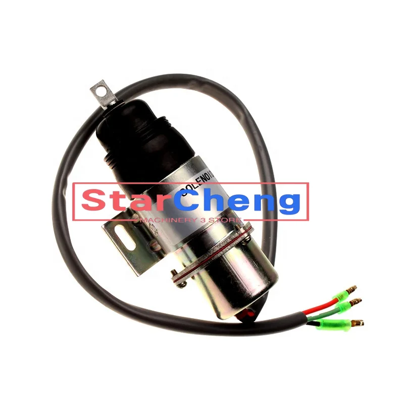 

Higher Quality 1 Piece Stop Solenoid 894453-3411 MV1-58 12VDC for Hitachi Isuzu Engine 8-94453341-0 Excavator Parts