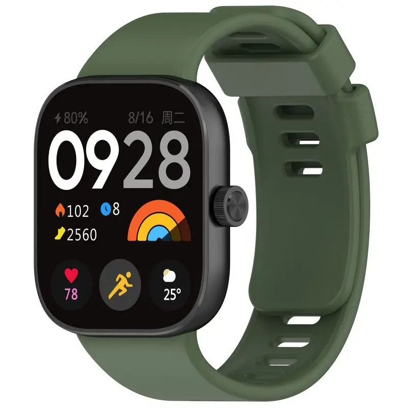 Redmi için silikon kayış izle 4 spor akıllı izle bilezik için Xiaomi Mi Band 8 Pro bileklik aksesuarları 8Pro Watch4