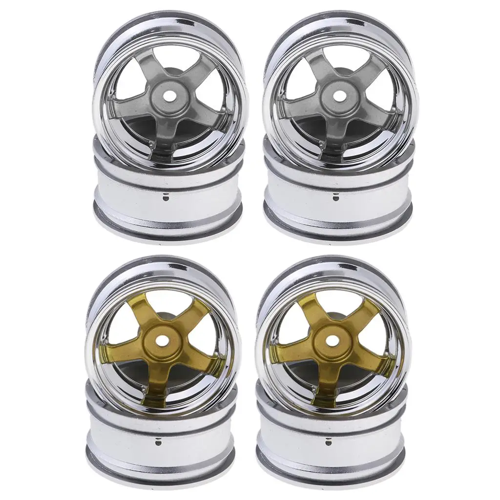 4pcs 52mm Wheel Hub Replaceable Parts for Sakura D4 CS XI HPI HSP 94122 94123 RC