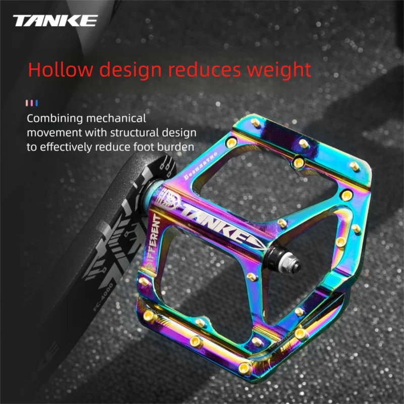 

Педали TANKE TP-50 MTB, нескользящая велосипедная педаль из алюминиевого сплава для горного велосипеда