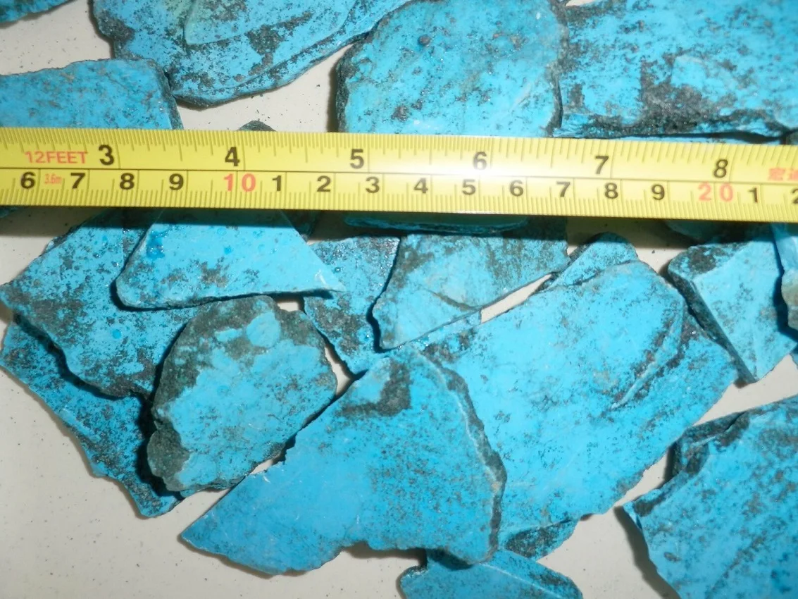 

Turquoise substitute Dyed Howlite Rough Stone Slabs 1 Kilo KG Lot