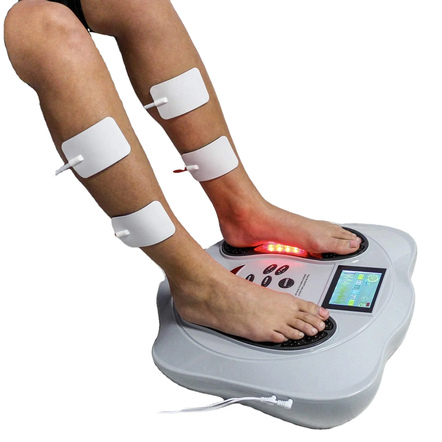 

Foot Massager Tens Machine for Elderly Feet Massager Blood Circulation Plus Medic Electronic Tens Therapy Instrument