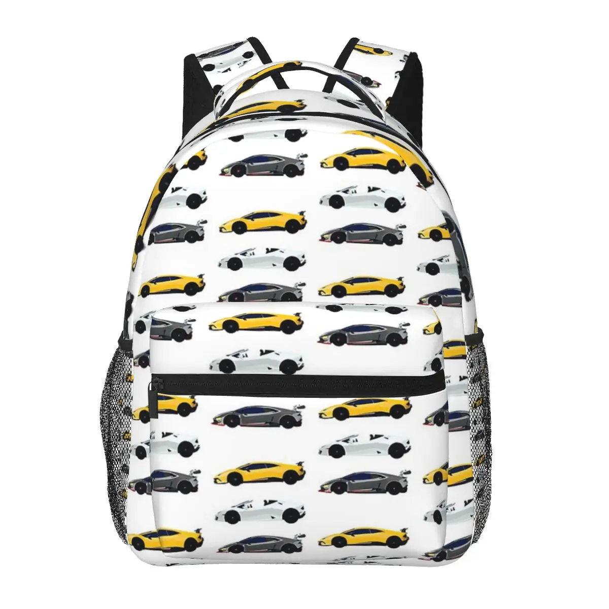 Lamborghini Huracan Variant Backpacks Boys Girls Bookbag Children School Bags Cartoon Kids Rucksack Shoulder Bag Large Capacity