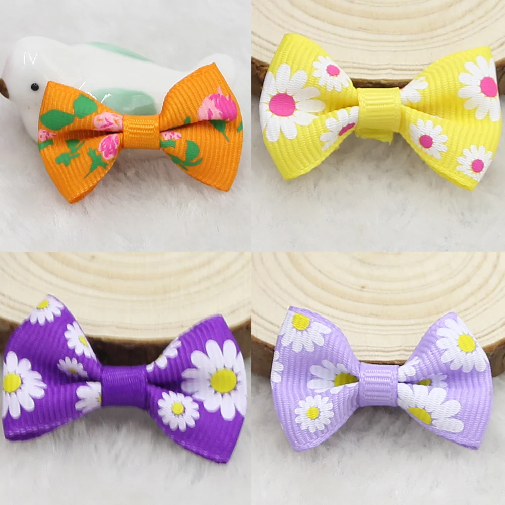 

60Pcs Ribbon Bows Set Cute Hair Clips for Baby Girl Kids Handmade Bowknot Accessories Party Stage Daily Wear Masquerade Gift
