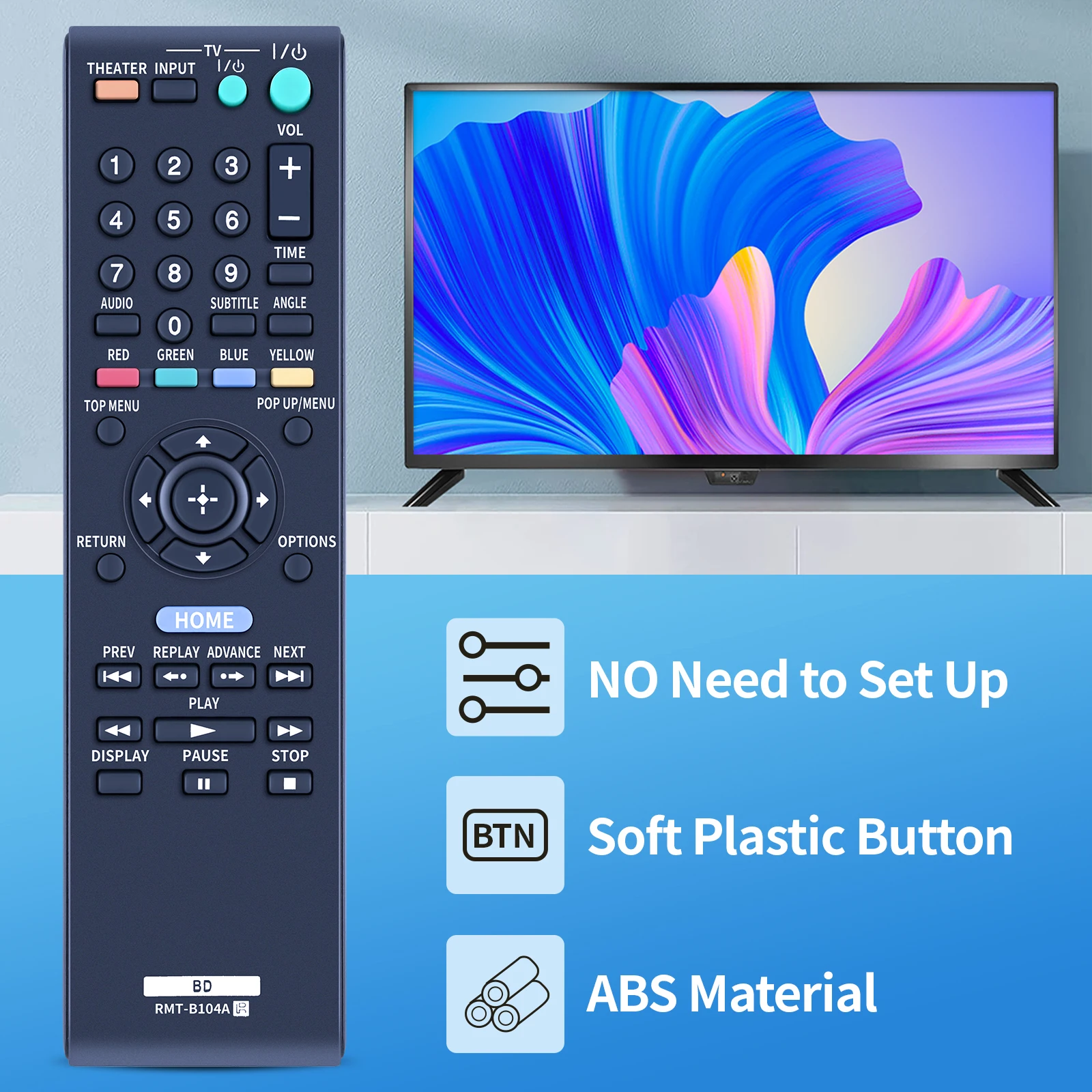 居間用リモコンRMT-B104A RMT-B104P RMT-B107A RMT-B105A RMT-B107P BDP-S360 BDP-S560 BDP-S470 BDP-S370 bdps570 bdpbx37