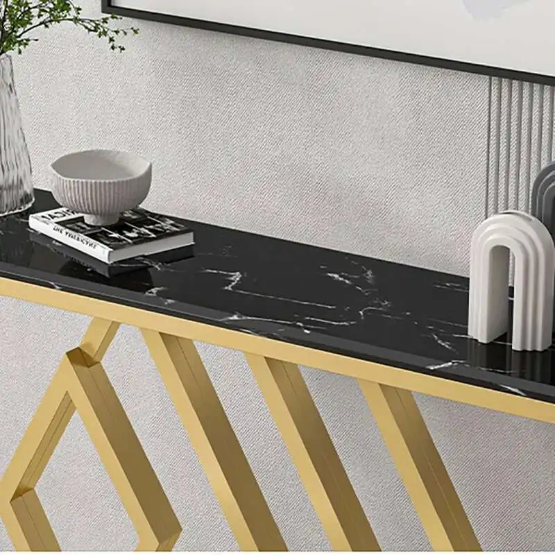 

Aesthetic Luxury Entrance Table Cool Vintage Creative Wood Corner Table Narrow Modern Mesas Auxiliar Furniture Living Room