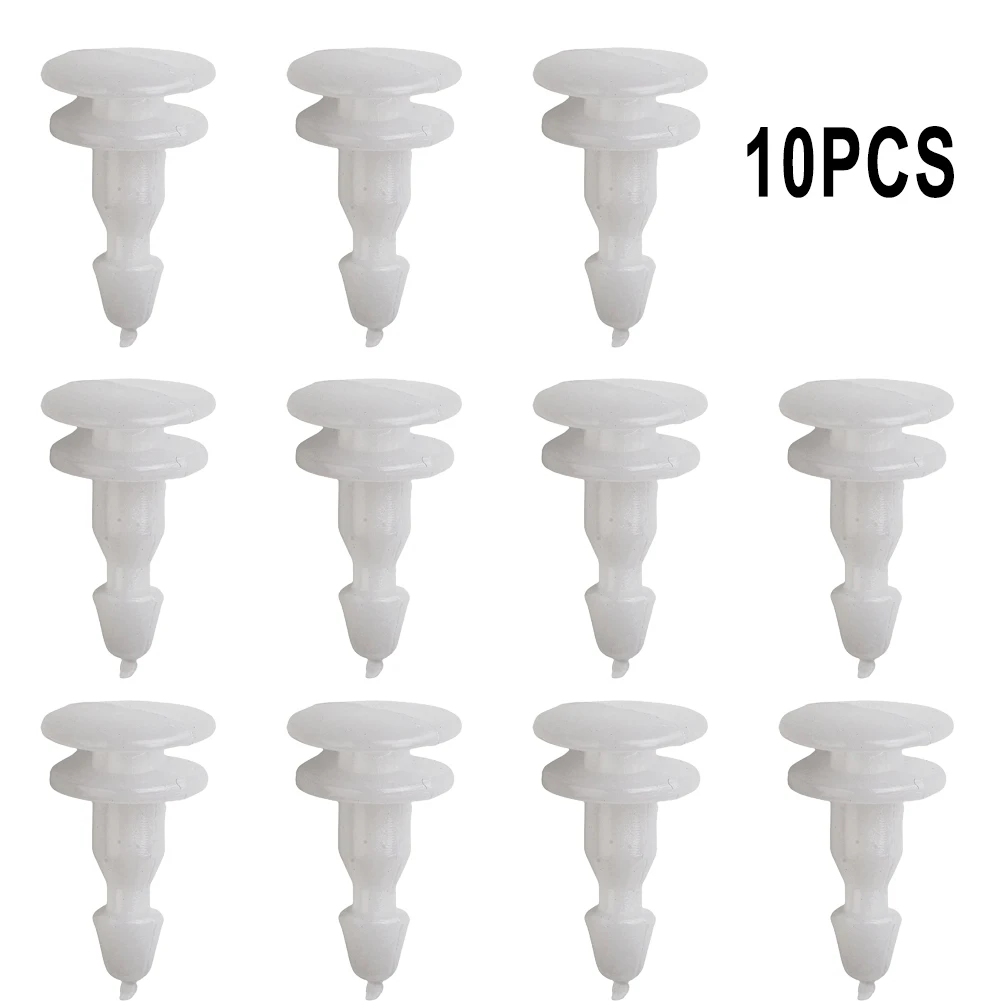 Easy to Install Wheel Arch Fender Flare Clips Fasteners for Nissan Navara D22 Patrol GU, Perfect Match for Original, Set of 10