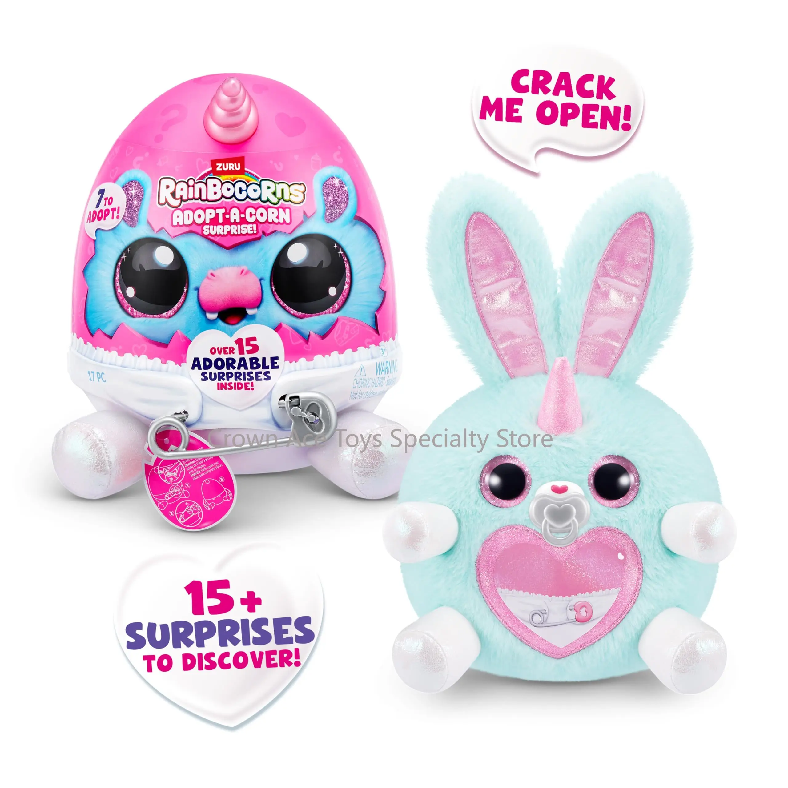 

В наличии Rainbocorns Sparkle Heart Surprise Series 2, единорог, тайна, медленная посадка, плюшевые модные игрушки, подарки на день рождения для мальчиков и девочек