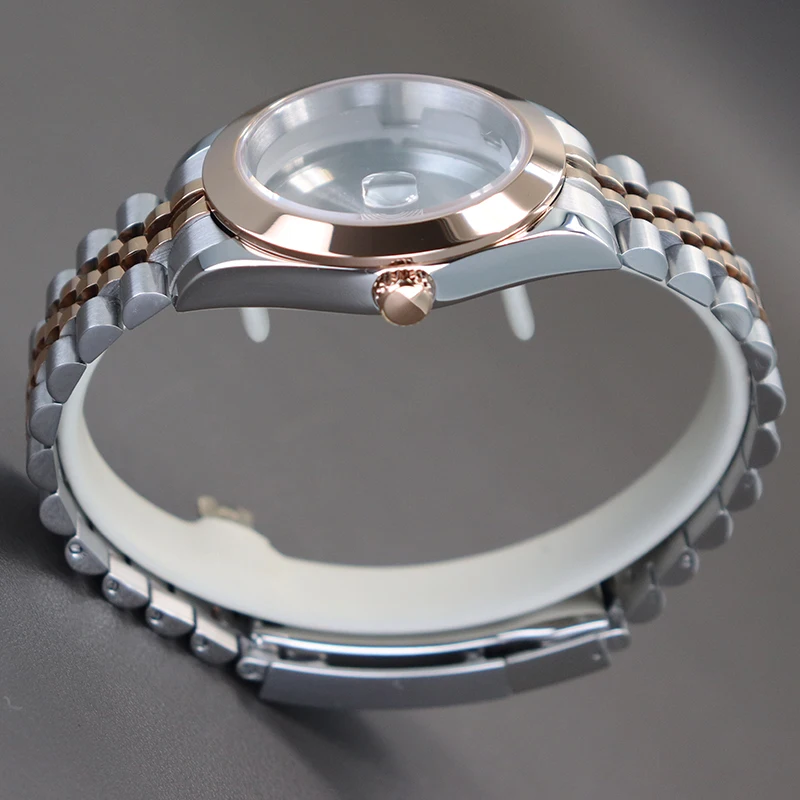 YEJIAOLAN 39 مللي متر 36 مللي متر شطبة حافة حافظة NH35 ساعة اكسسوارات سوار الياقوت كريستال ل Seiko NH35 NH36NH34 Miyota8215 الهواء الملك