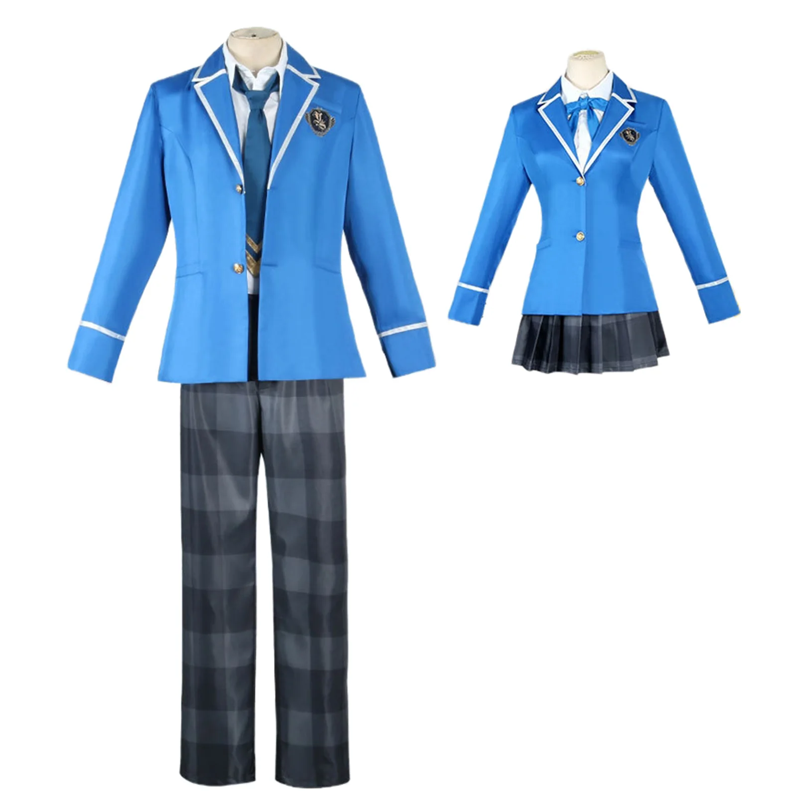 

Hidaka Hokuto Cosplay Costume School Uniform Male Female Students Uniform Suit for Women Men