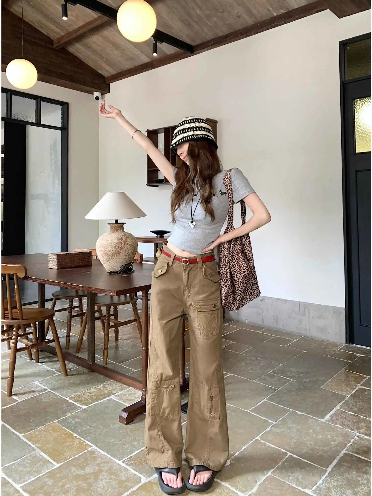 

Расклешенные джинсы с низкой посадкой, женская одежда, хипстерские девушки Y2K, 2000-е годы, винтажные женские джинсовые брюки в стиле ретро, модные базовые простые брюки