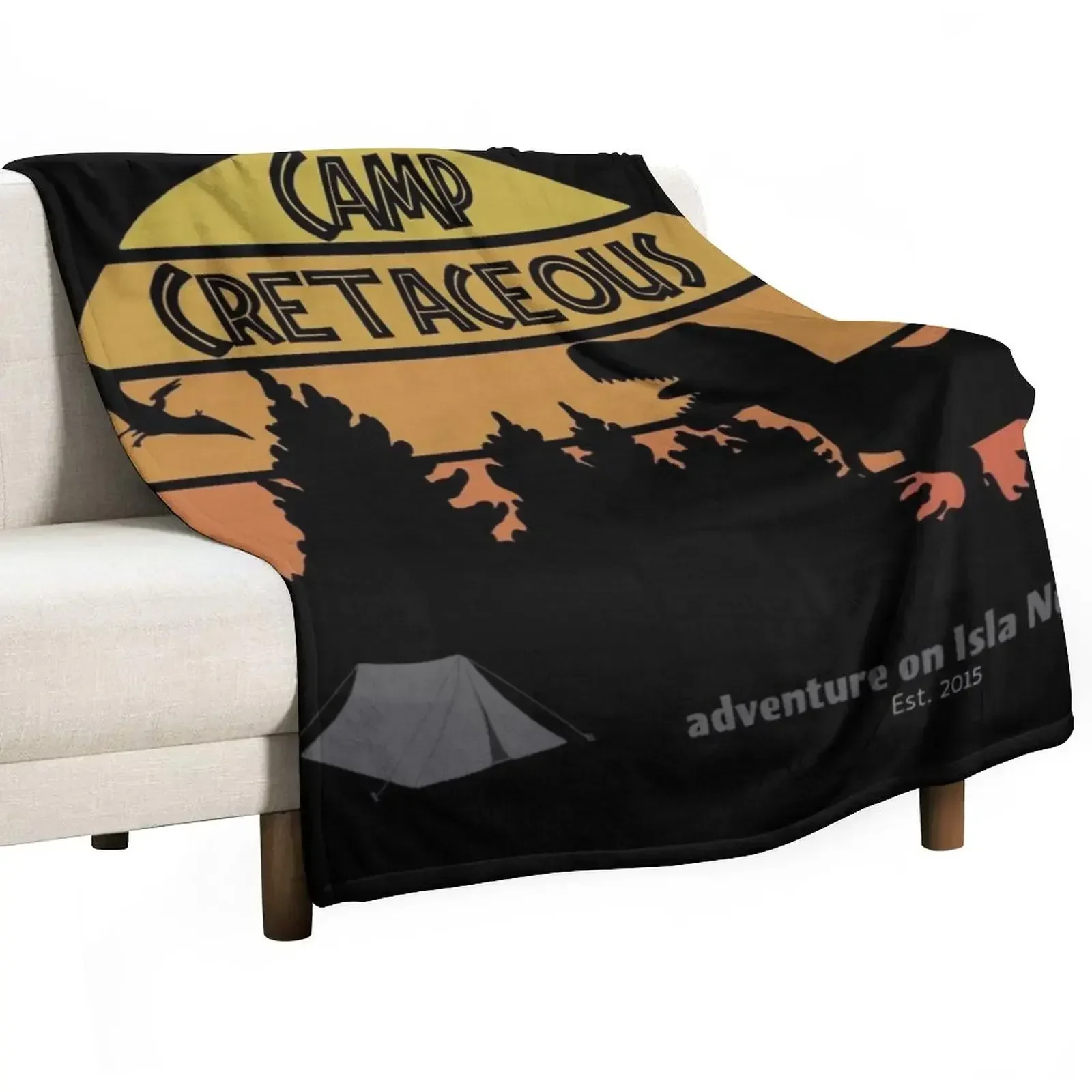 

Camp Cretaceous Throw Blanket Flannels Thermal Sofas Thin Blankets