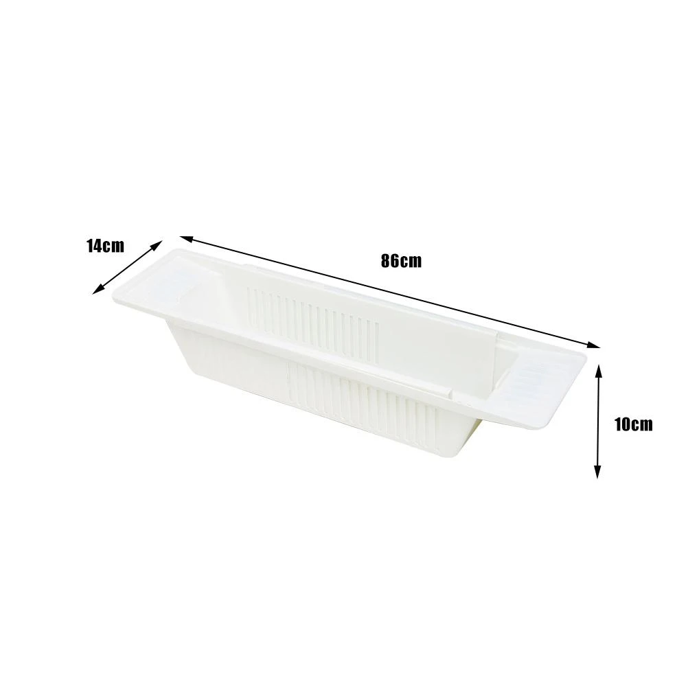 Expandable Bath Shelf Ultimate Bathroom Storage Tray for Bath Toys Bathtub Tray Bathroom Accessories