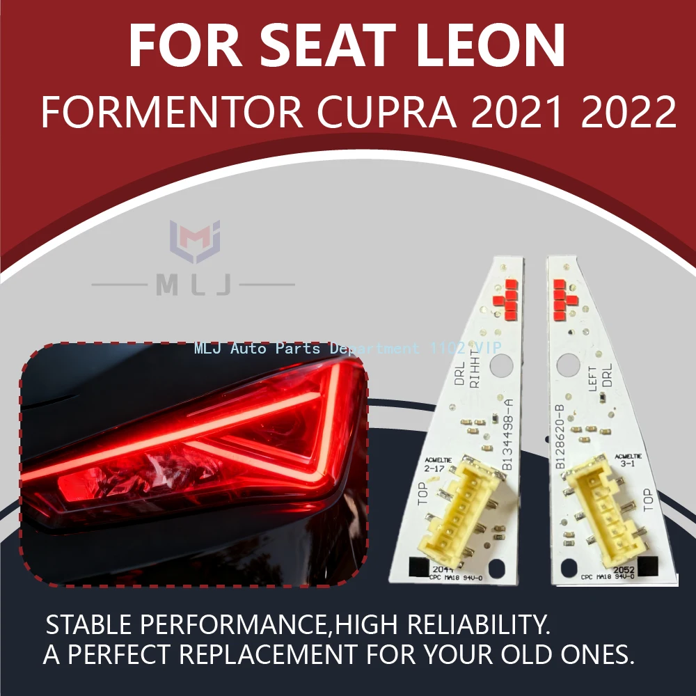 

CSL Red Angel Eye DRL LED Boards For 2021 2022 SEAT Leon Formentor Cupra LED Headlight 5FJ941475 Daytime Running Light Module