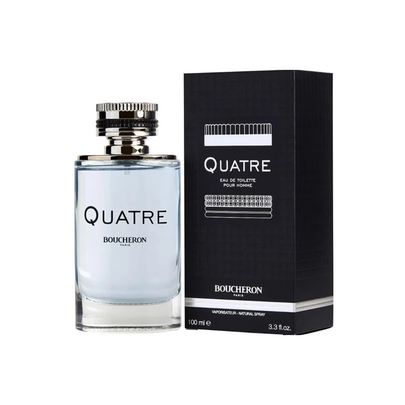 

Boucheron Quatre men Туалетная вода Спрей 3,3 унции Цветочные деревянные заметки Стойкий аромат