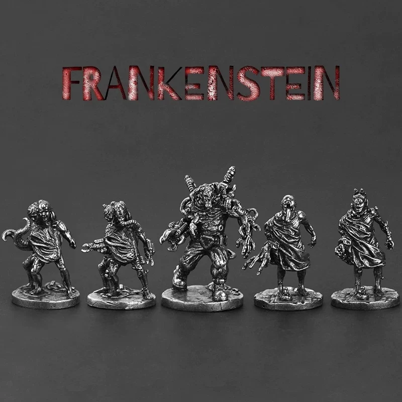 Metal Mutant Monster Miniatures Frankenstein Inspired Horror RPG Tabletop Game Figures for Collectors & Men's Gifts