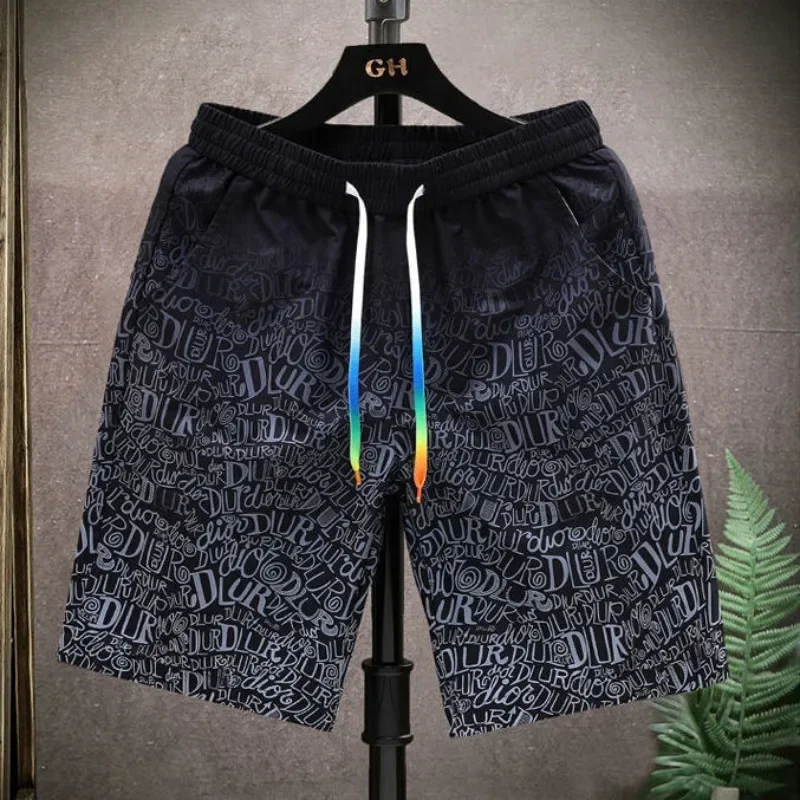 

Шорты для мужчин, черные спортивные пляжные мужские шорты для бега в стиле хип-хоп, стильные тонкие новинки в новых брюках 2025XL Dry Fit