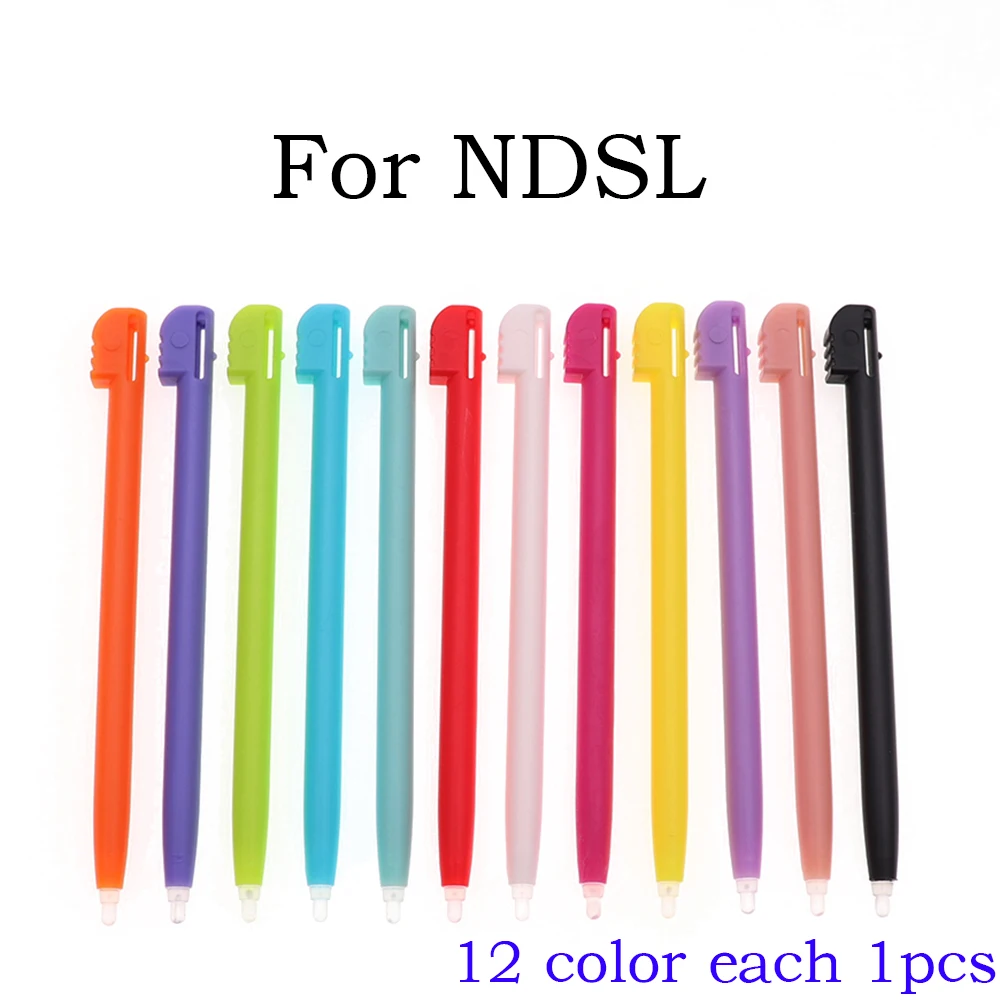 ปากกาคอนโซลเกมปากกาสไตลัสหน้าจอสัมผัสทำจากพลาสติก & โลหะ1ชุดสำหรับ NDSL NDSi NDS 3DS 2DS LL ใหม่3dsxl LL ใหม่2dsxl