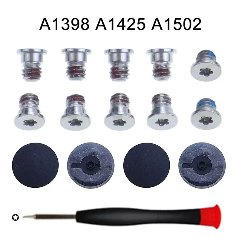 

Новая замена резиновых ножек нижнего корпуса для Macbook Pro Retina 13 дюймов 15 дюймов A1398 A1502 A1425 с винтами и отверткой