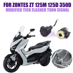 Motorcycle Modified Tick Flasher Turn Signal Sound Buzzer Accessories For ZONTES ZT 125M 125D 350D 350 125 D