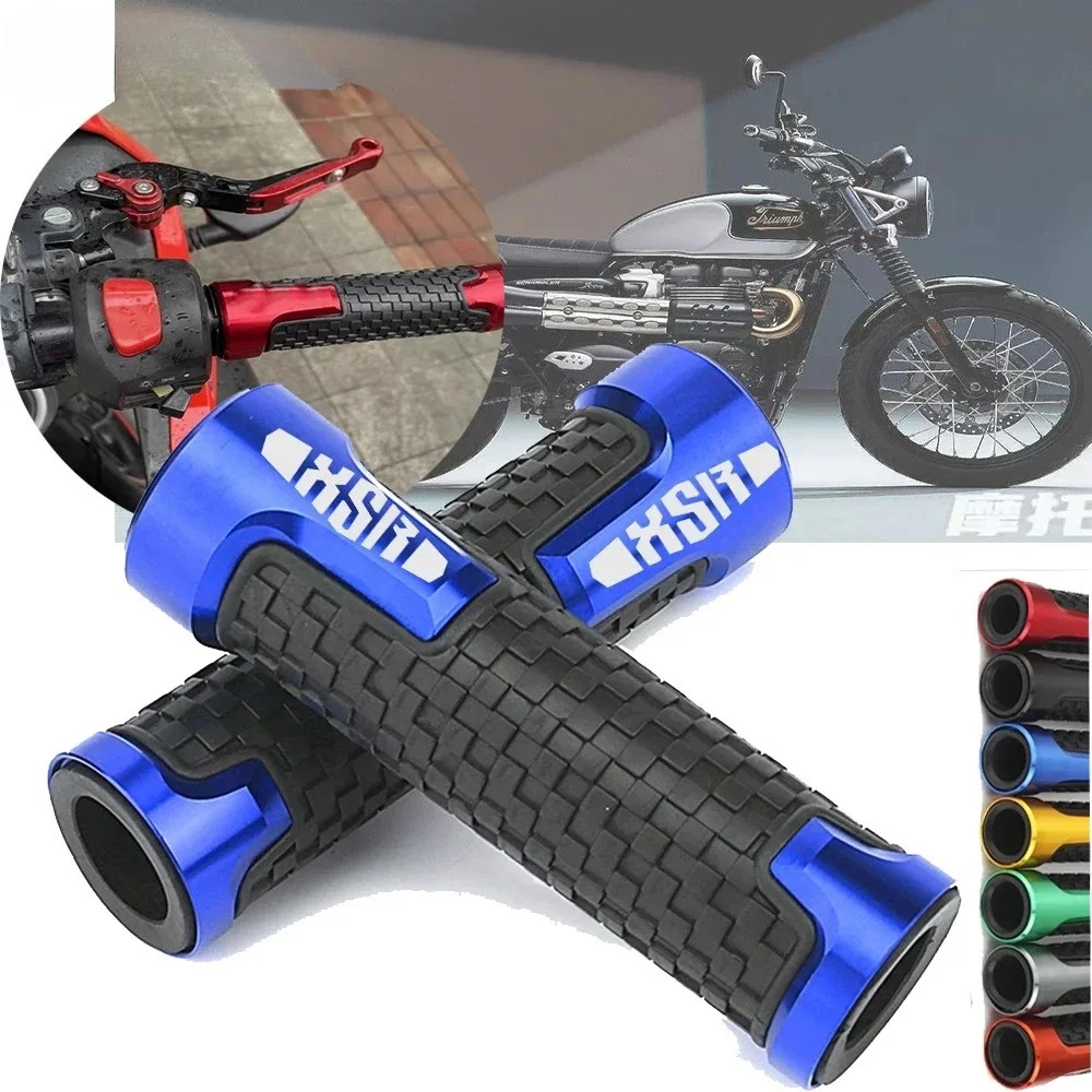 

7/8'' 22MM CNC Handlebar Grips Motorcycle Accessories Non Slip Handlebar Grip Throttle For YAMAHA XSR700 XSR900 XSR 700 900