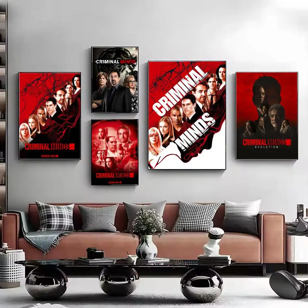 TV Series Criminal Minds TV Series Poster HD Wall Art Aesthetic Home Decor for Living Room Bedroom Café Office Stylish Gift
