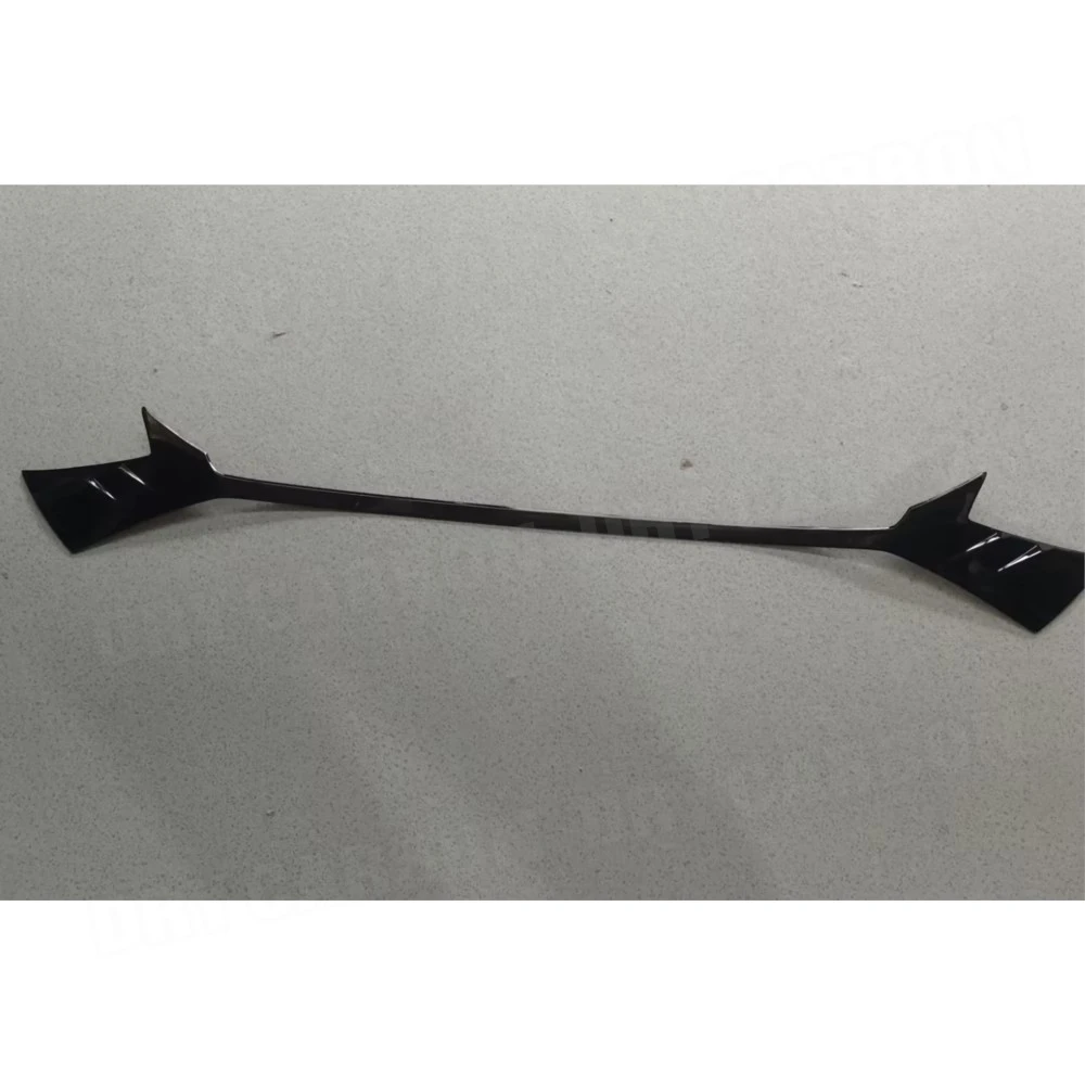 For Audi A4 S4 2020-2024 Not Standard ABS Carbon Look Car Front Diffuser Strip Front Bumper Lip Trim Decoration Body Kit Parts