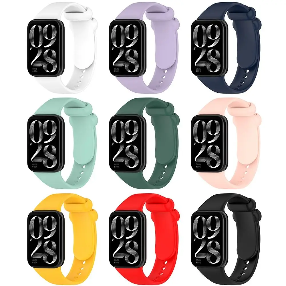 Smart Silicone Strap Soft Watch Watchband Bracelet Replacement Accessories Wristband for Xiaomi Band 8 Pro Smart Watch