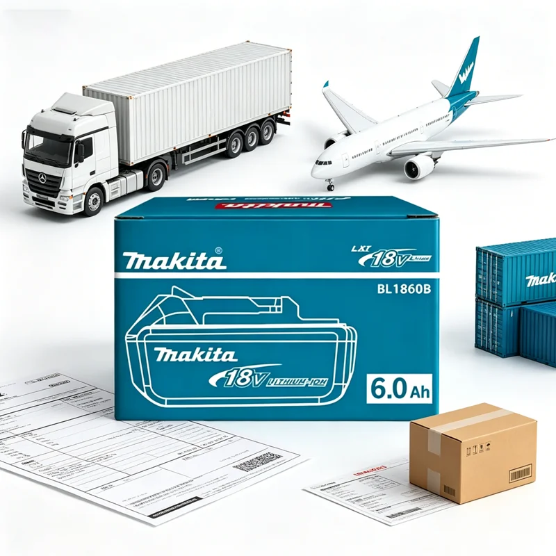 

100% Original Makita BL1860B 18V 6.0Ah Battery with LED Power Indicator Extended Runtime for LXT Cordless Tools