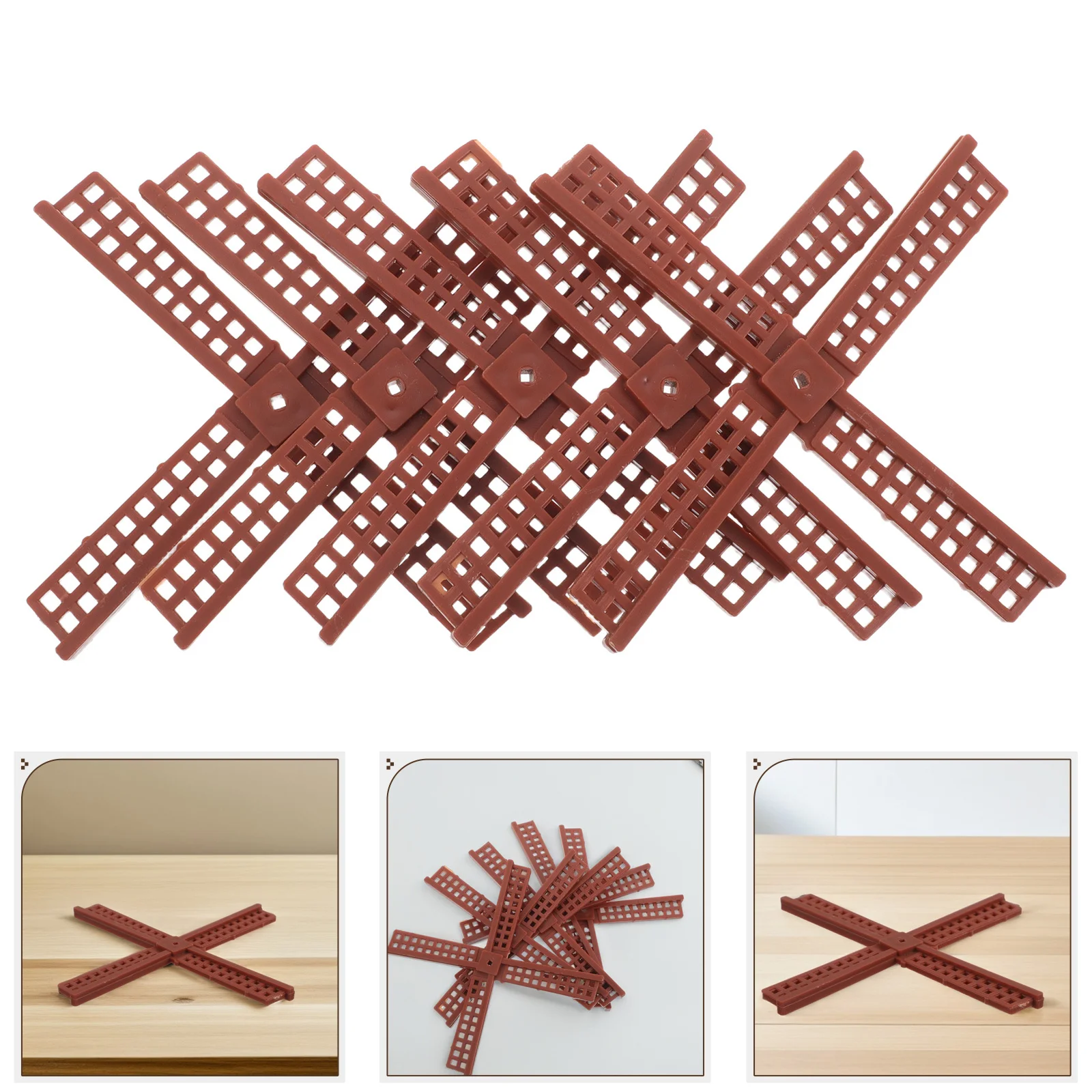 

10Pcs Mini Dutch Windmill Blades Plastic Garden Fan Leaves Decorative Spinning for Outdoor Resistant